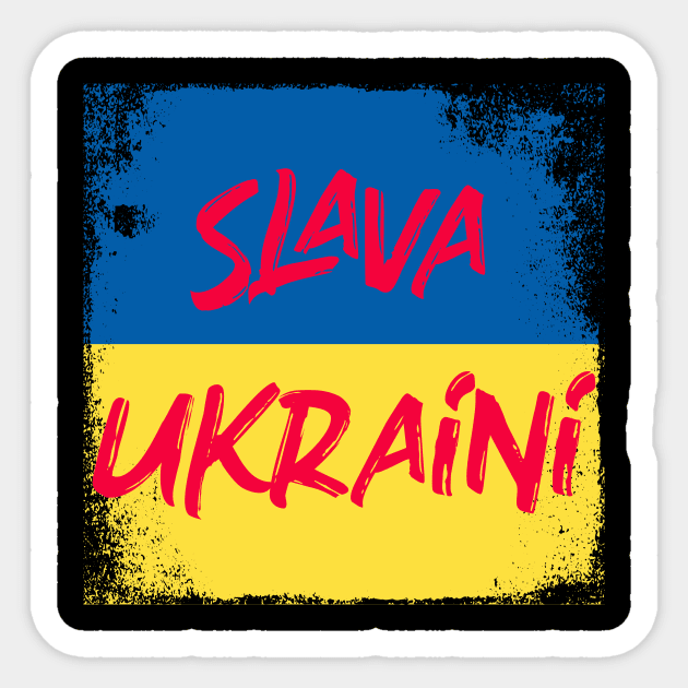 Slava Ukraini Sticker by DavidIWilliams